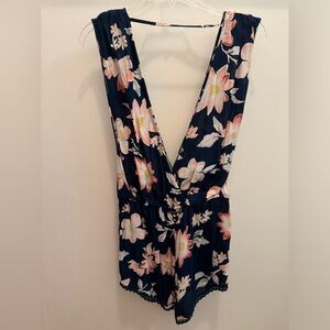 Billabong Floral Romper - Size Medium